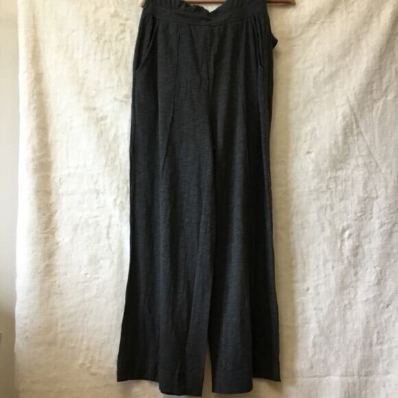 UpWest Gray Spaghetti Strap Wide Leg Jumpsuit - Picture 3 of 12